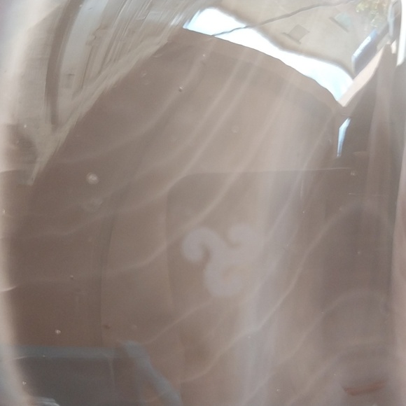 Glassybaby "Hero" Glass Candle Votive Holder Fall Brown Cognac Amber With Yellow - Picture 9 of 11